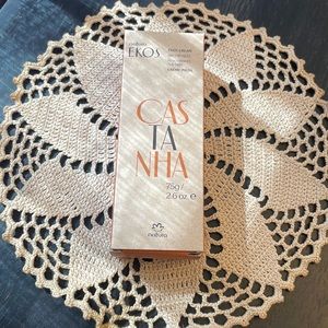 Natura EKOS Nourishing Foot Cream Castanha 2.6 oz Vegan Fair trade